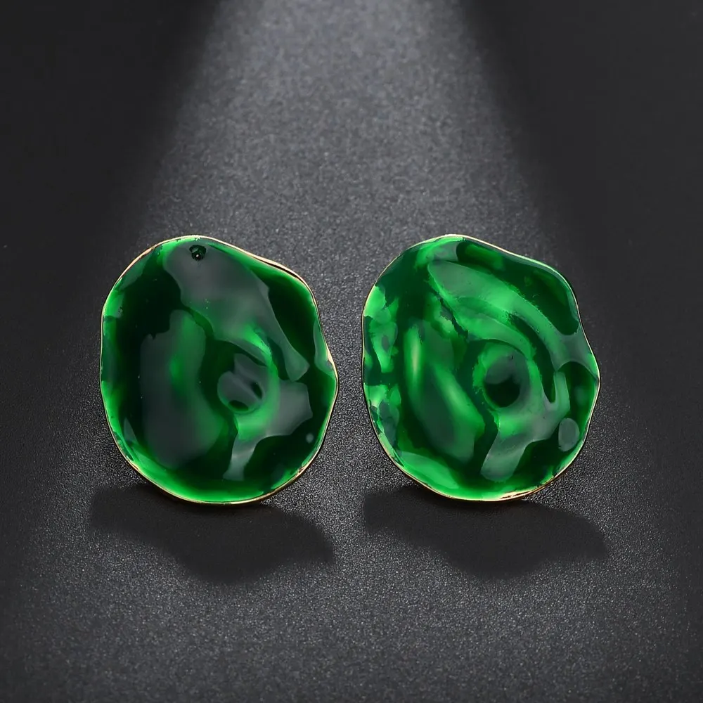Terreau Kathy 2018 Hot Selling Zinc Alloy Female Jewelry Deep Green Stone Vintage Chunky Pendant Stup Earrings for Women
Terreau Kathy 2018 Hot Selling Zinc Alloy Female Jewelry Deep Green Stone Vintage Chunky Pendant Stup Earrings for Women