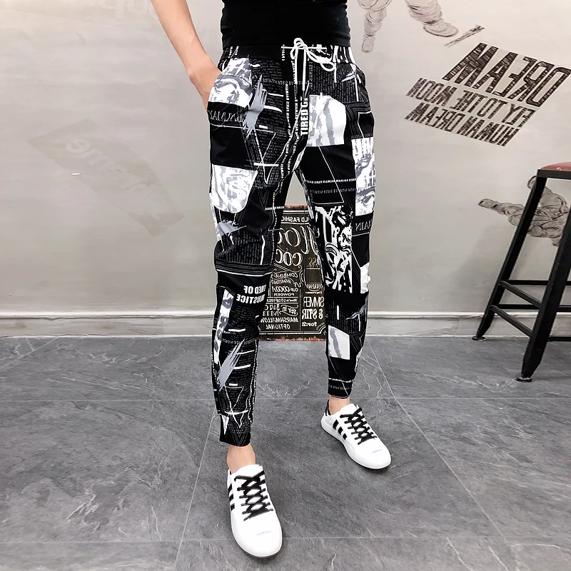 Young Man Pants Men Autumn New Stylish Print Hip Hop Joggers Korean Slim Fit Casual Harem Pants Men Plus Size Pantalon Homme 38
Young Man Pants Men Autumn New Stylish Print Hip Hop Joggers Korean Slim Fit Casual Harem Pants Men Plus Size Pantalon Homme 38