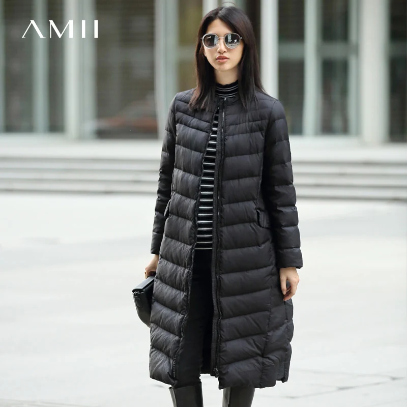 Amii Minimalist Women 2018 Winter Solid Thick 90% White Duck Down Coat Wide-waisted Female Fashion Light Long Jacket Coats
Amii Minimalist Women 2018 Winter Solid Thick 90% White Duck Down Coat Wide-waisted Female Fashion Light Long Jacket Coats