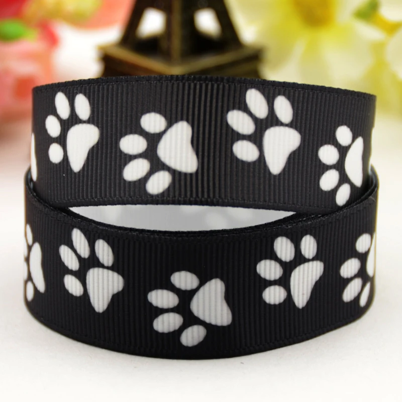 7/8'' 22mm,1" 25mm,1-1/2" 38mm,3" 75mm Dog paw Cartoon Character printed Grosgrain Ribbon party decoration X-01182 10 Yards
7/8'' 22mm,1" 25mm,1-1/2" 38mm,3" 75mm Dog paw Cartoon Character printed Grosgrain Ribbon party decoration X-01182 10 Yards