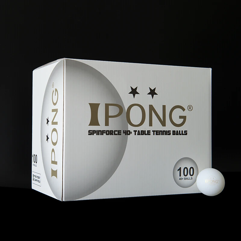 iPONG Table Tennis Ball 2-star 40+ ABS Serving machine ball new material plastic poly ping pong balls tenis de mesa
iPONG Table Tennis Ball 2-star 40+ ABS Serving machine ball new material plastic poly ping pong balls tenis de mesa