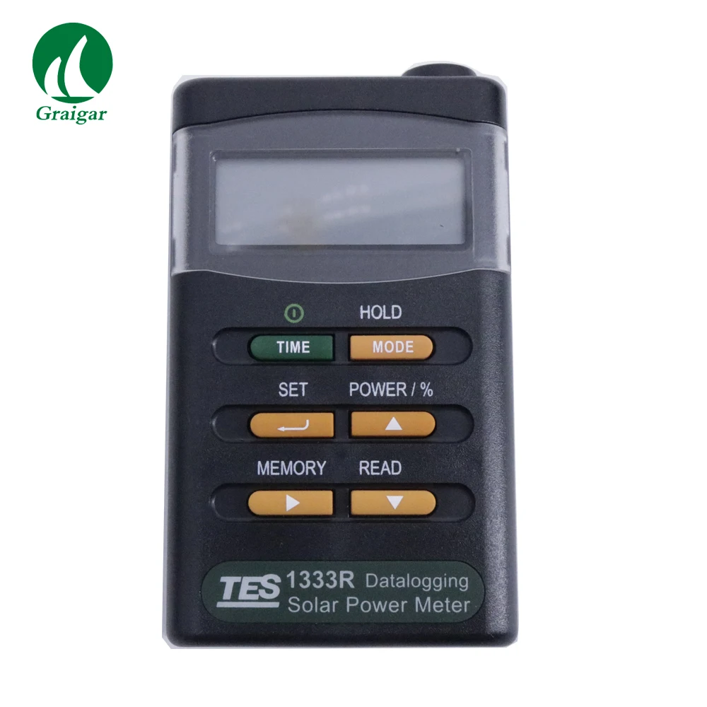 TES-1333R Digital Solar Power Meter Tester Data Output Storage 4300 Group Wide Spectral Range
TES-1333R Digital Solar Power Meter Tester Data Output Storage 4300 Group Wide Spectral Range