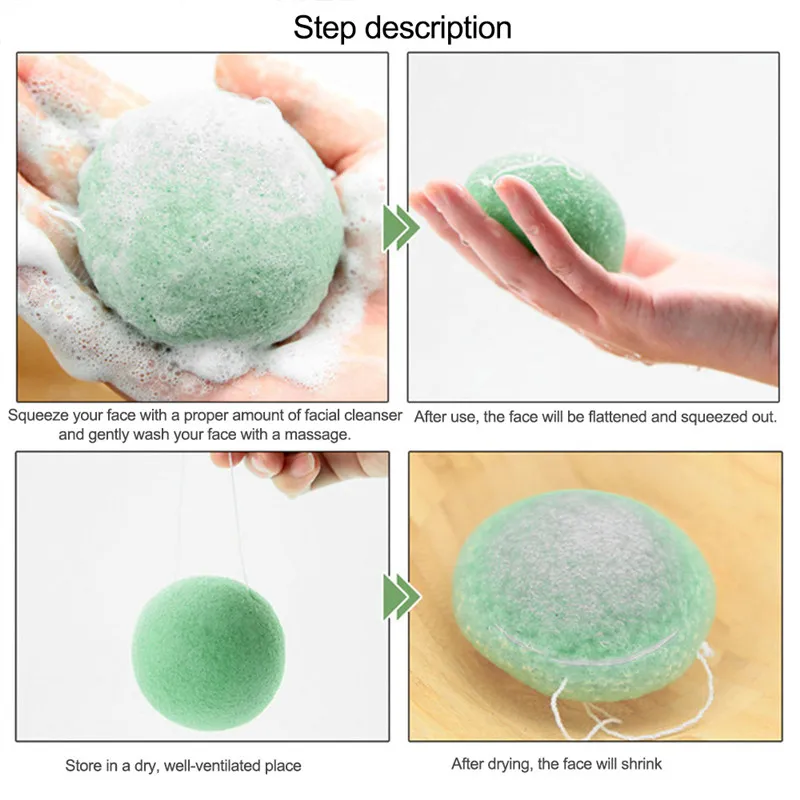 2019 New Hot Fashion Natural Konjac Puff Face Washing Facial Rejuvenation Sponge Exfoliator for Women Massage Comfort soft 
2019 New Hot Fashion Natural Konjac Puff Face Washing Facial Rejuvenation Sponge Exfoliator for Women Massage Comfort soft
