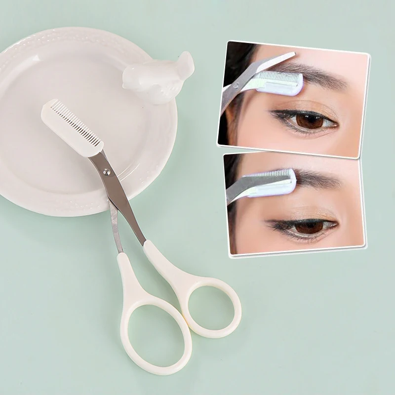 1pcs Eyebrow Scissors with Comb Eyebrow Trimmers Shaping Eyebrow Grooming Eyelash Hair Clips Hairdressing Pruners Makeup Tools
1pcs Eyebrow Scissors with Comb Eyebrow Trimmers Shaping Eyebrow Grooming Eyelash Hair Clips Hairdressing Pruners Makeup Tools