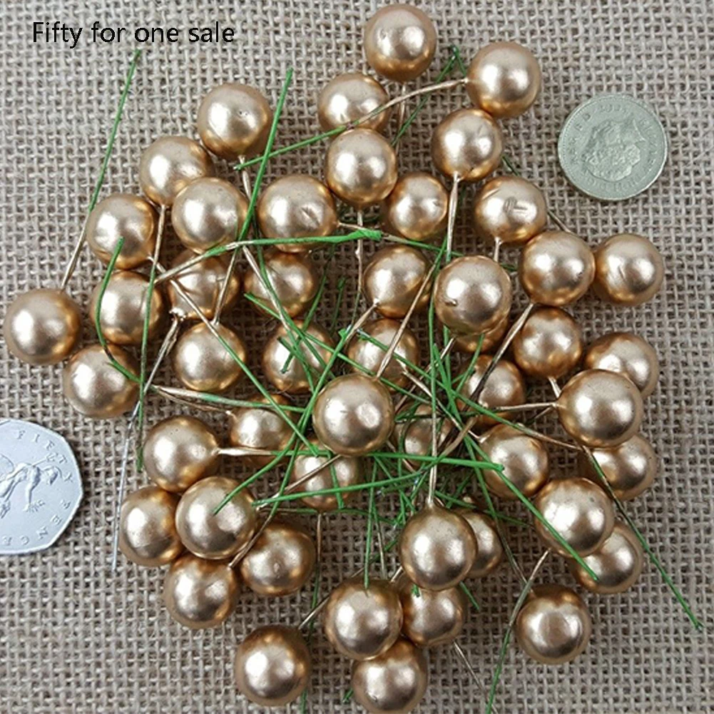 50PCS/Bag Christmas Artificial Holly Berries 15mm Xmas Wreaths Decor Supplies
50PCS/Bag Christmas Artificial Holly Berries 15mm Xmas Wreaths Decor Supplies