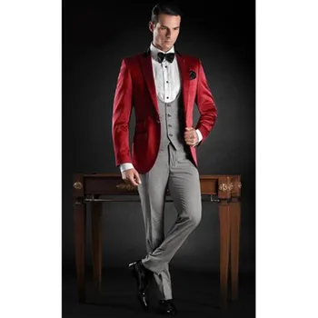 2018 Latest Coat Red Satin Italian Formal 3 piece Men Suit Slim Fit Wedding Prom mens suits Custom Tuxedo (Jacket+Pants+Vest)
2018 Latest Coat Red Satin Italian Formal 3 piece Men Suit Slim Fit Wedding Prom mens suits Custom Tuxedo (Jacket+Pants+Vest)