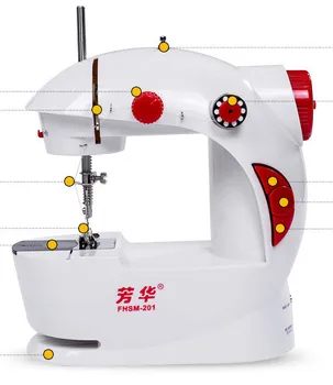 Multi-function Mini Portable Electric Sewing Machine LED lighting Use Power adapter or 4 AA Batteries
Multi-function Mini Portable Electric Sewing Machine LED lighting Use Power adapter or 4 AA Batteries