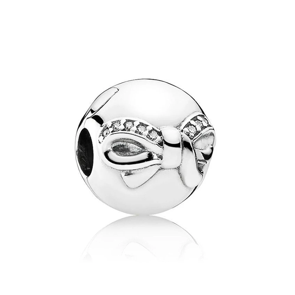 NEW 100% 925 sterling silver 1:1 Genuine Gem 791777CZ Dainty Bow Clip Charm Fit DIY Bracelet Original Women Wedding
NEW 100% 925 sterling silver 1:1 Genuine Gem 791777CZ Dainty Bow Clip Charm Fit DIY Bracelet Original Women Wedding