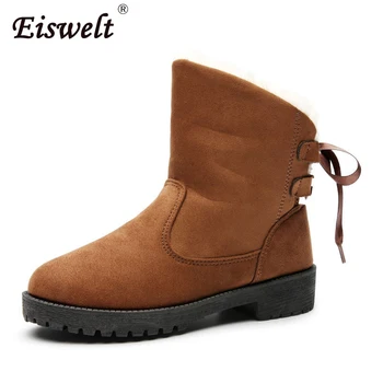 EISWELT Women Fashion Boots Large Size Ladies Shoes Autumn and Winter New Female Shoes Plus Velvet Thick Warm Women Snow Boots
EISWELT Women Fashion Boots Large Size Ladies Shoes Autumn and Winter New Female Shoes Plus Velvet Thick Warm Women Snow Boots