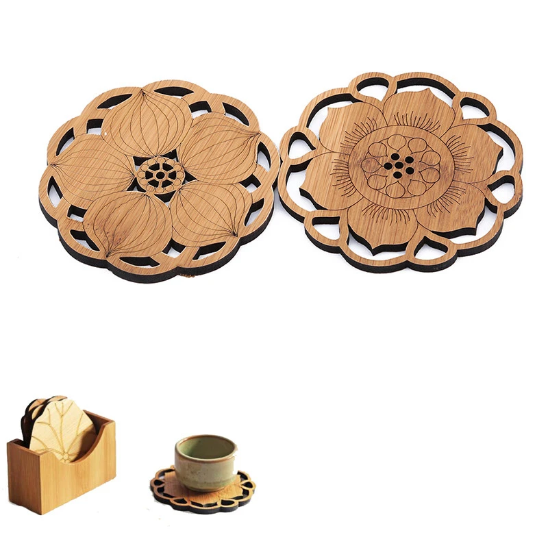 Bamboo Lotus Drink Coasters Mat Wooden Coaster Mat Table Mat Placemat Kitchen Accessories Decoration Home Cup Placemat
Bamboo Lotus Drink Coasters Mat Wooden Coaster Mat Table Mat Placemat Kitchen Accessories Decoration Home Cup Placemat