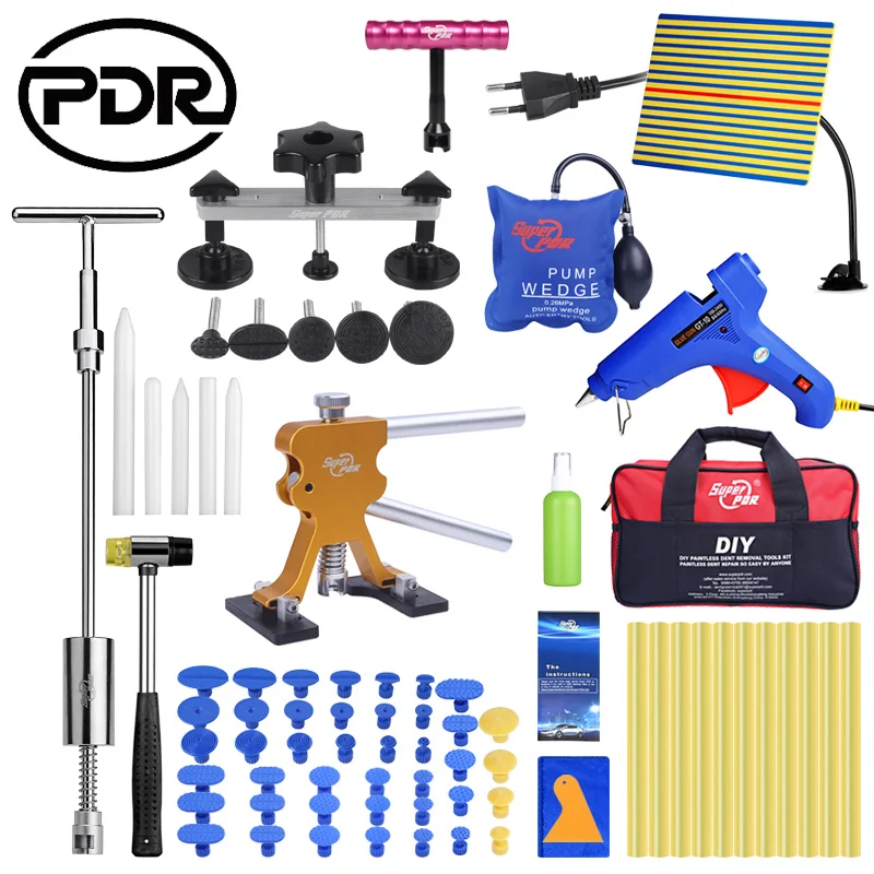 PDR Slide Hammer LED Line Board Dent Repair Tool Set with Pump Wedge 11pcs Glue Sticker Rubber Hammer Hand Tool Set
PDR Slide Hammer LED Line Board Dent Repair Tool Set with Pump Wedge 11pcs Glue Sticker Rubber Hammer Hand Tool Set
