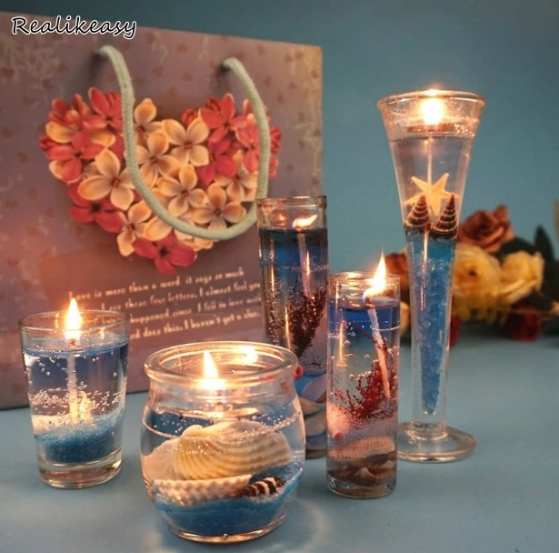 Creative Jelly Candle 5pcs European Style Ocean series Aromatherapy Candle Smokeless Decoration Handmade Scented Candle Z619
Creative Jelly Candle 5pcs European Style Ocean series Aromatherapy Candle Smokeless Decoration Handmade Scented Candle Z619