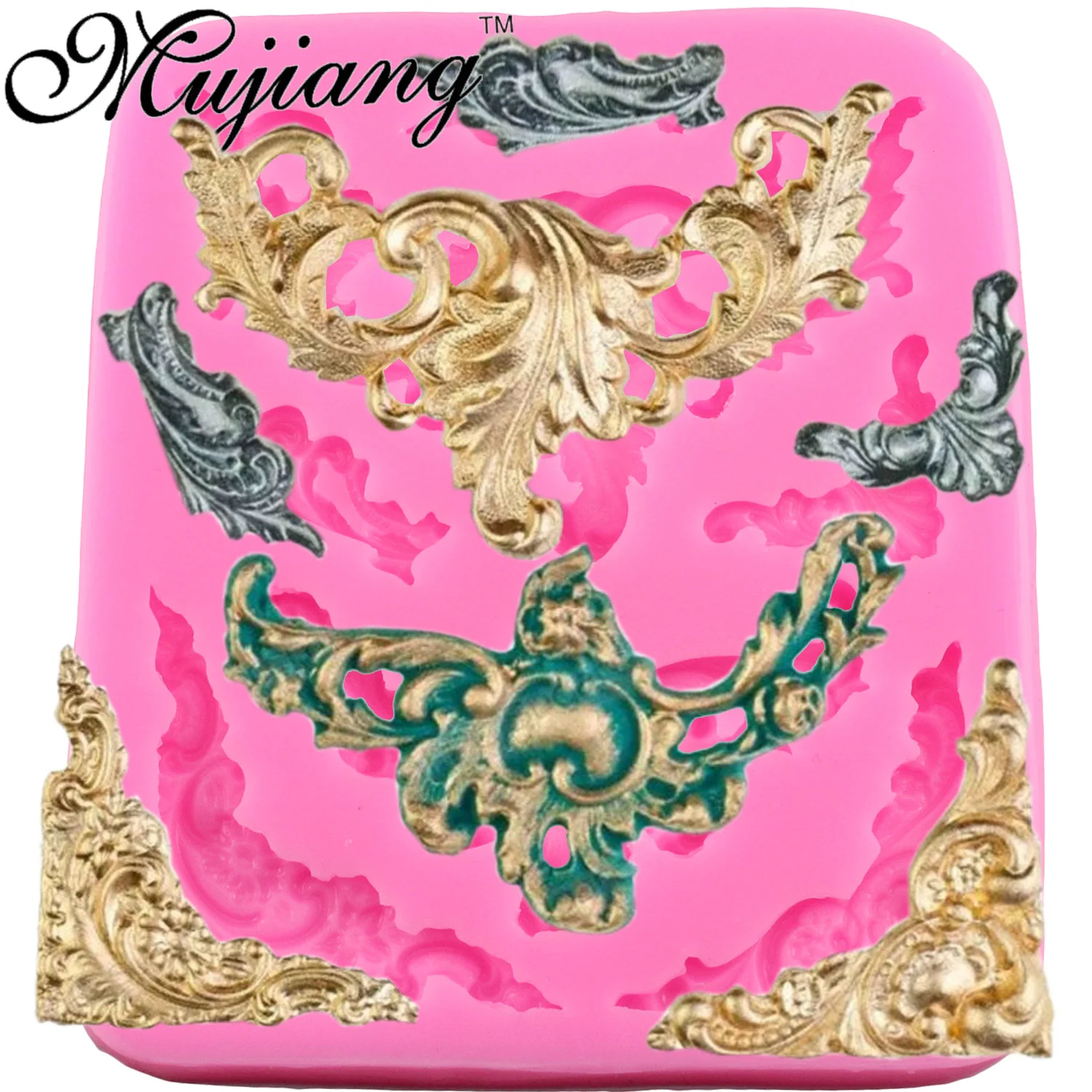 Mujiang 3D Baroque Scrolls Relief Cake Border Silicone Mold Fondant Cake Decorating Tools Candy Clay Chocolate Gumpaste Moulds
Mujiang 3D Baroque Scrolls Relief Cake Border Silicone Mold Fondant Cake Decorating Tools Candy Clay Chocolate Gumpaste Moulds