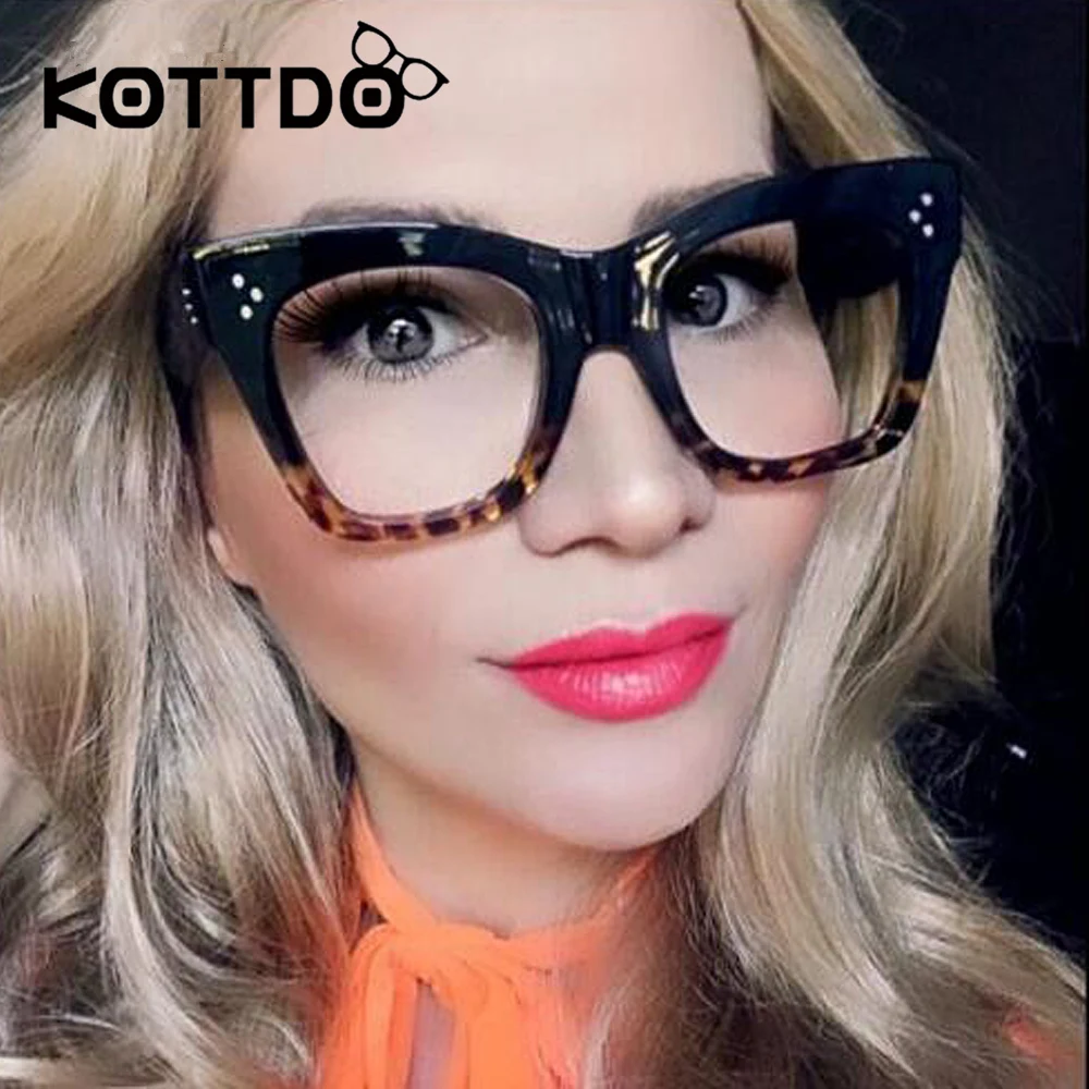 Kottdo Large Frame Retro Eyeglasses Optical Frame Glasses Women Square Eyeglasses Eyewear Prescription Vintage Accessories
Kottdo Large Frame Retro Eyeglasses Optical Frame Glasses Women Square Eyeglasses Eyewear Prescription Vintage Accessories