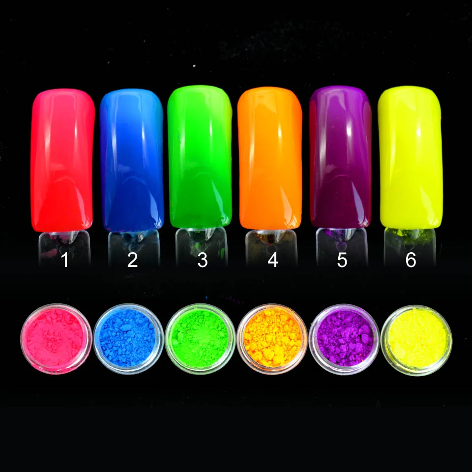 Neon Dust for Nails Decor 6 Color Fluorescence Effect Nail Glitter Neon Pigment for Nails Dipping Powder Nail Design 2017 SF2016
Neon Dust for Nails Decor 6 Color Fluorescence Effect Nail Glitter Neon Pigment for Nails Dipping Powder Nail Design 2017 SF2016