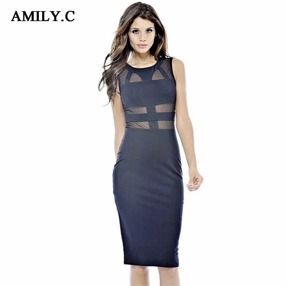 Amily.c 2018 New Spring Women Bandage Dress O Neck Mesh Sexy Bodycon Dress Chic Celebrity Party Black Dresses Wholesale Vestidos
Amily.c 2018 New Spring Women Bandage Dress O Neck Mesh Sexy Bodycon Dress Chic Celebrity Party Black Dresses Wholesale Vestidos