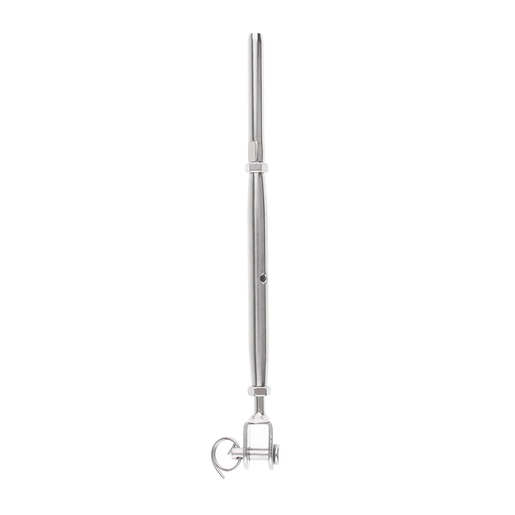 Stainless Steel 316 Turnbuckle Hand Swage Tensioner Cable Railing With Lag Screw