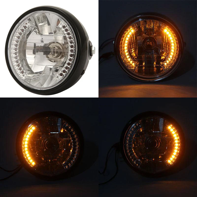 7" H4 Headlight LED Turn Signal For Yamaha VStar XVS 650 1100 Classic Silverado/Honda Shadow Spirit Ace VT700 VT750 VT1100
7" H4 Headlight LED Turn Signal For Yamaha VStar XVS 650 1100 Classic Silverado/Honda Shadow Spirit Ace VT700 VT750 VT1100