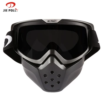 Jiepolly Motocross Goggles Motorcycle Detachable Mask Half Face Helmet Goggles Off Road Bike Sunglasses Wind-proof MTB Glasses
Jiepolly Motocross Goggles Motorcycle Detachable Mask Half Face Helmet Goggles Off Road Bike Sunglasses Wind-proof MTB Glasses