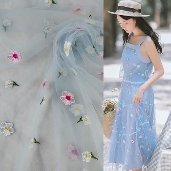 1Yard Blue Embroidered Lace Fabric Tulle African Wedding Dress Lace Trimmings Sewing Material For Summer Girl's Dress DIY Crafts
1Yard Blue Embroidered Lace Fabric Tulle African Wedding Dress Lace Trimmings Sewing Material For Summer Girl's Dress DIY Crafts