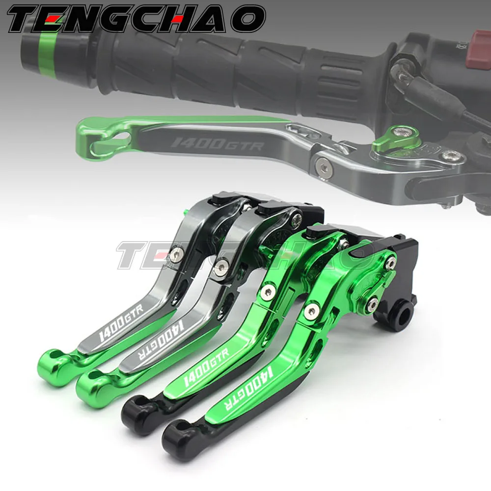 

CNC Motorcycle Folding Extendable Brake Clutch Levers For Kawasaki GPZ500S GPZ 1100 GPZ900R GTR1400 ZG1000 GTR 1400 GPZ900 R