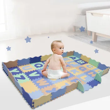 Alphabet Pattern Baby Play Mat with Fence Foam Floor Tiles Crawling Mat for Baby Child Developing Mat for Children Game Pad
Alphabet Pattern Baby Play Mat with Fence Foam Floor Tiles Crawling Mat for Baby Child Developing Mat for Children Game Pad