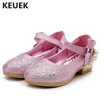 New Children Leather Shoes Girls Princess Rhinestone High-heeled Baby Shoes Toddler Breathable Kids Dance Shoes Crystal 04
New Children Leather Shoes Girls Princess Rhinestone High-heeled Baby Shoes Toddler Breathable Kids Dance Shoes Crystal 04