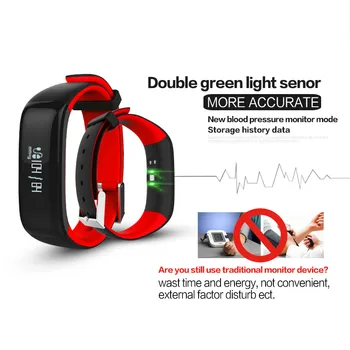 

Hot Selling smart band Blood Pressure Heart Rate Monitor Smart Bracelet Waterpoof Bluetooth Smartband For IOS Android OS