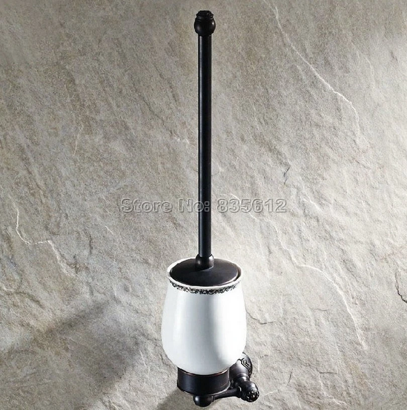 Bathroom Accessory Wall Mounted Black Oil Rubbed Bronze Bathroom Toilet Brush Holder Set Wba448
Bathroom Accessory Wall Mounted Black Oil Rubbed Bronze Bathroom Toilet Brush Holder Set Wba448