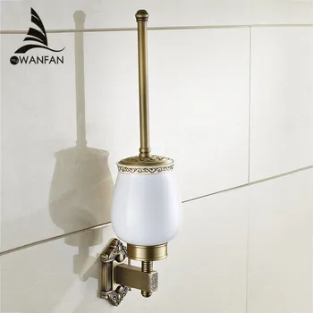 Toilet Brush Holders Antique Brass Wall Mount Brush Holder Ceramic Toilet Bowl Clean Bathroom Accessories WC Brush Set WF-71209
Toilet Brush Holders Antique Brass Wall Mount Brush Holder Ceramic Toilet Bowl Clean Bathroom Accessories WC Brush Set WF-71209