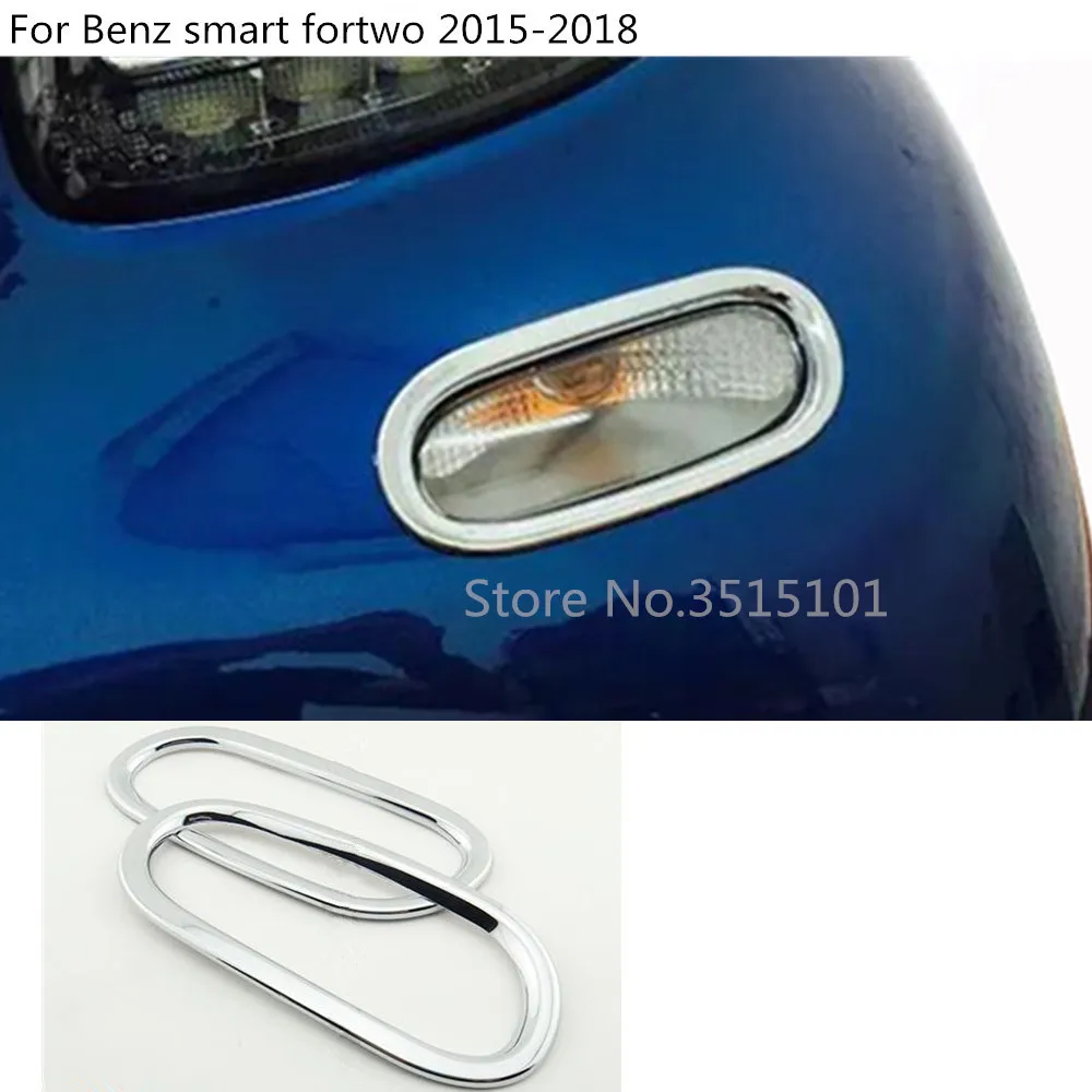 car styling body Turn daytime running light cover lamp head Front vent frame trim 2pcs For Benz smart fortwo 2015 2016 2017 2018
car styling body Turn daytime running light cover lamp head Front vent frame trim 2pcs For Benz smart fortwo 2015 2016 2017 2018