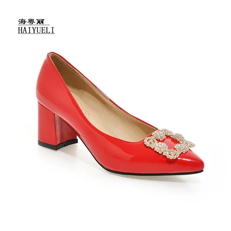 The New Fashion Diamond Women's Shoes Thick Heel High Heels Shoes Square Low High Heel Shoes Career Shoes Women Pumps Plus Size
The New Fashion Diamond Women's Shoes Thick Heel High Heels Shoes Square Low High Heel Shoes Career Shoes Women Pumps Plus Size