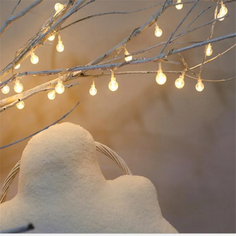 Bubble Ball LED String Light 5M 28Led Warm White Fairy Light Holiday Light For Party Christmas Wedding Decoration
Bubble Ball LED String Light 5M 28Led Warm White Fairy Light Holiday Light For Party Christmas Wedding Decoration