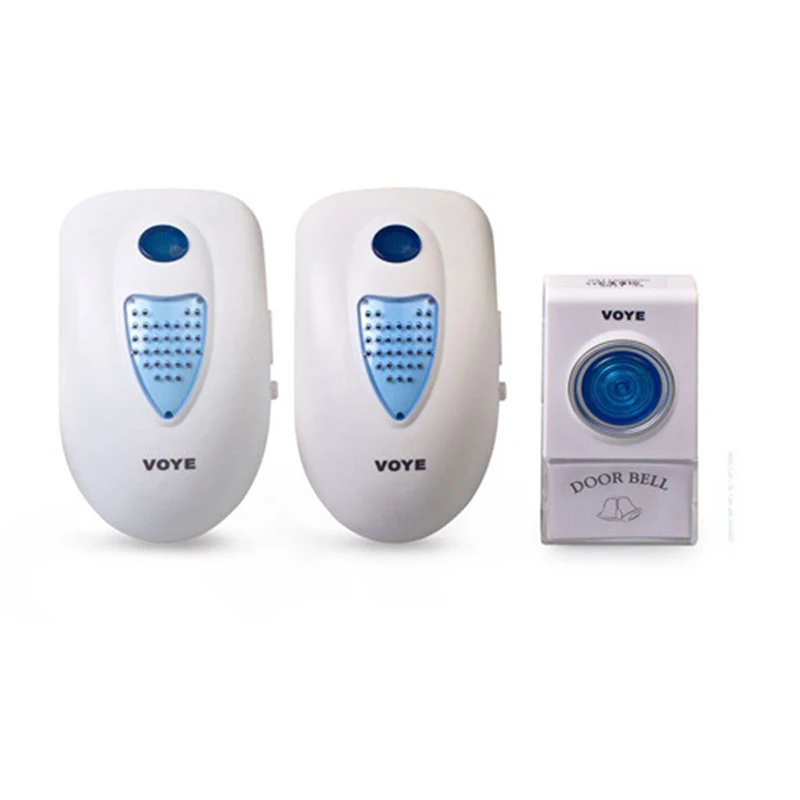 AC 220V Wireless Door Bell Waterproof Chime Alarm Doorbell System UK Plug 2 Receiver 1 Transimitter 38 Ringtones 3 Volume Adjust
AC 220V Wireless Door Bell Waterproof Chime Alarm Doorbell System UK Plug 2 Receiver 1 Transimitter 38 Ringtones 3 Volume Adjust