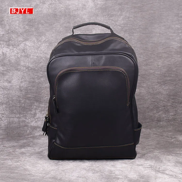 Retro men's real genuine leather computer backpack top layer leather shoulder bag short-distance travel large-capacity backpack
Retro men's real genuine leather computer backpack top layer leather shoulder bag short-distance travel large-capacity backpack
