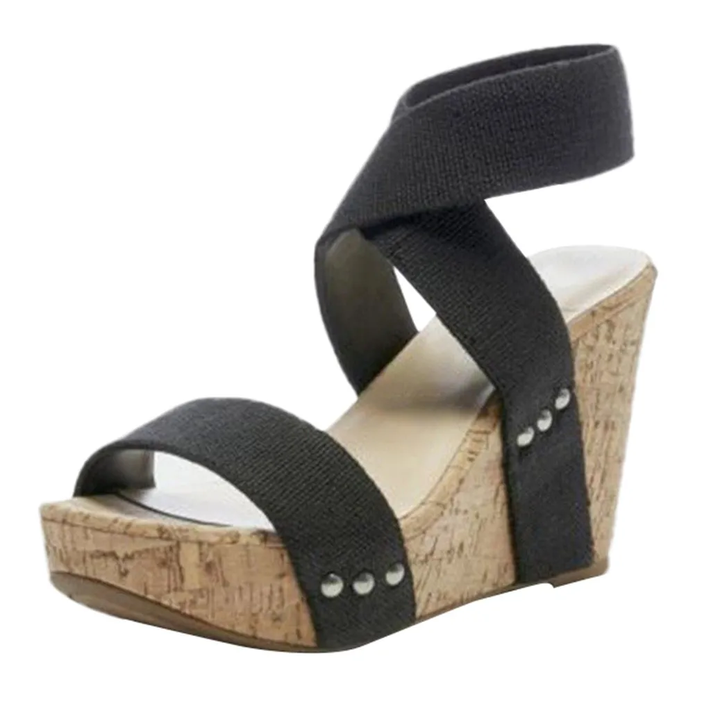 SAGACE Summer Women Sandals 2019 Simple Fashion Women Round Head Wedges Flats Retro Elastic Band Thick Bottom Sandals Fe11
SAGACE Summer Women Sandals 2019 Simple Fashion Women Round Head Wedges Flats Retro Elastic Band Thick Bottom Sandals Fe11