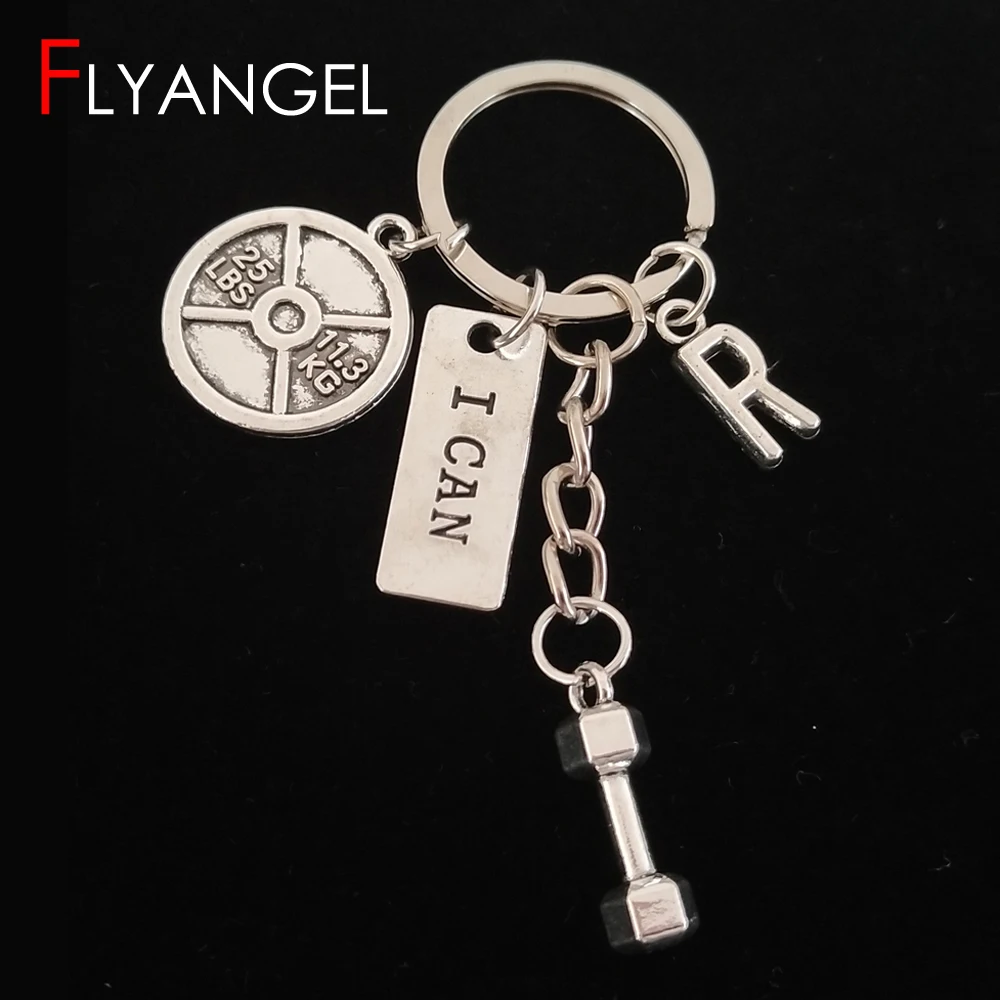 Initial Keychain Weightlifting Dumbbell Charm Keyring 25lbs Weight Plate Motivation I CAN Workout Gym Weight Loss Key Chain
Initial Keychain Weightlifting Dumbbell Charm Keyring 25lbs Weight Plate Motivation I CAN Workout Gym Weight Loss Key Chain