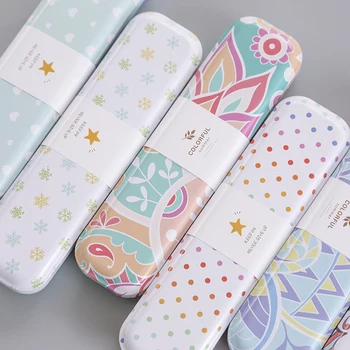 Kawaii school supplies tin plate tin box geometric patterns papelaria material escolar stationery pencil box metal pencil case
Kawaii school supplies tin plate tin box geometric patterns papelaria material escolar stationery pencil box metal pencil case