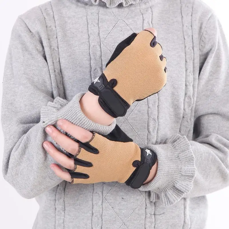 S-XXL Solid Color Sport Bicycle Half Finger Gloves Men Women Anti Slip Cycling Climbing Tactics Breathable Bike Gloves Plus
S-XXL Solid Color Sport Bicycle Half Finger Gloves Men Women Anti Slip Cycling Climbing Tactics Breathable Bike Gloves Plus