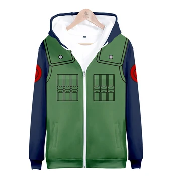 Naruto clothes Hatake Kakashi cos hot autumn and winter Zipper hooded sweatshirt coat unisex couple parent-child role-playing
Naruto clothes Hatake Kakashi cos hot autumn and winter Zipper hooded sweatshirt coat unisex couple parent-child role-playing