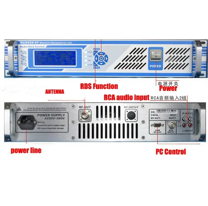 FMT-80D 0-80w RDS intelligent addressable broadcast transmitter for Campus radio, conference translation
FMT-80D 0-80w RDS intelligent addressable broadcast transmitter for Campus radio, conference translation