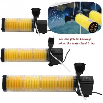 3 in 1 Aquarium Oxygen Pump Plastic Aquarium Filter Oxygen Air Pump Submersible Fish Tank Water Pump Tools Yellow
3 in 1 Aquarium Oxygen Pump Plastic Aquarium Filter Oxygen Air Pump Submersible Fish Tank Water Pump Tools Yellow