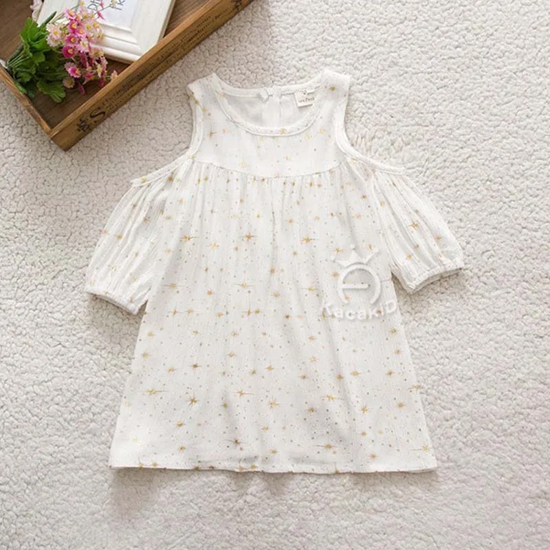 Summer hot sale baby girls fashion star printed shoulder-off dress kids casual dresses
Summer hot sale baby girls fashion star printed shoulder-off dress kids casual dresses