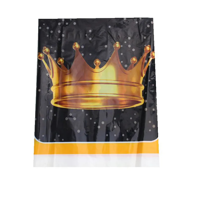 1Pcs Disposable Plastic Table Cloth Cartoon Gold Crown Theme Table Cover Tablecloth Kid Boy Happy Birthday Party 180*108cm
1Pcs Disposable Plastic Table Cloth Cartoon Gold Crown Theme Table Cover Tablecloth Kid Boy Happy Birthday Party 180*108cm