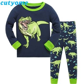Cutyome 3-8T Boys Girls Pyjamas Set Long Sleeve Cartoon Dinosaur/Shark/Cat/Cars Print 2PCS Sleepwear Kids Pajamas Home Clothing
Cutyome 3-8T Boys Girls Pyjamas Set Long Sleeve Cartoon Dinosaur/Shark/Cat/Cars Print 2PCS Sleepwear Kids Pajamas Home Clothing