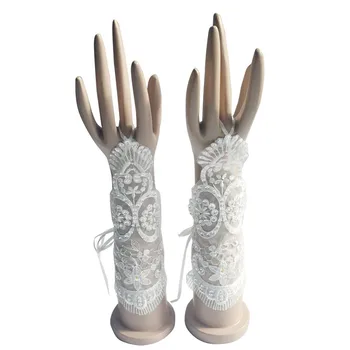 New Arrival Romantic White Ivory Bridal Gloves For Wedding Bride Cheap Lace Applique Accessories ST06
New Arrival Romantic White Ivory Bridal Gloves For Wedding Bride Cheap Lace Applique Accessories ST06