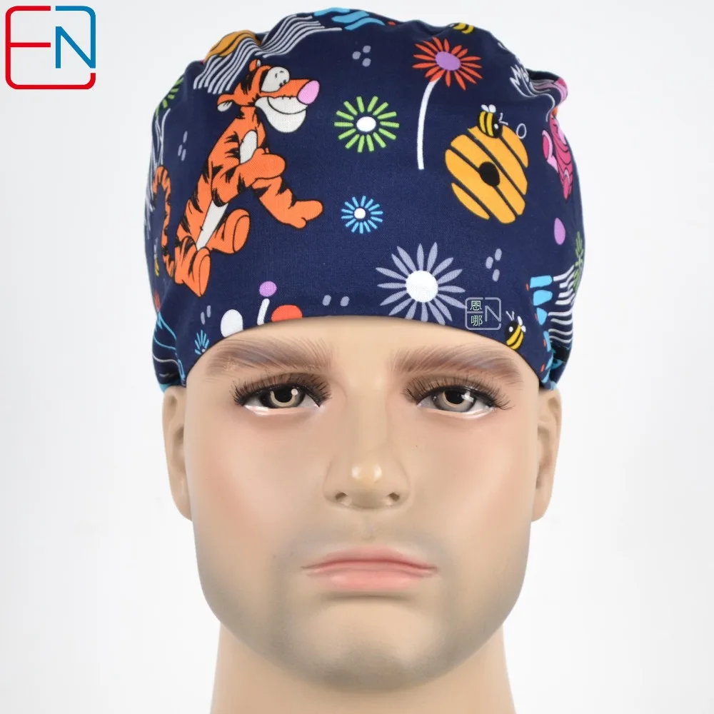 Hennar Surgical Scrub Caps 100% Cotton Medical Comfortable BreathabSurgical Caps Masks Work For Accessories Printed Medical Caps
Hennar Surgical Scrub Caps 100% Cotton Medical Comfortable BreathabSurgical Caps Masks Work For Accessories Printed Medical Caps