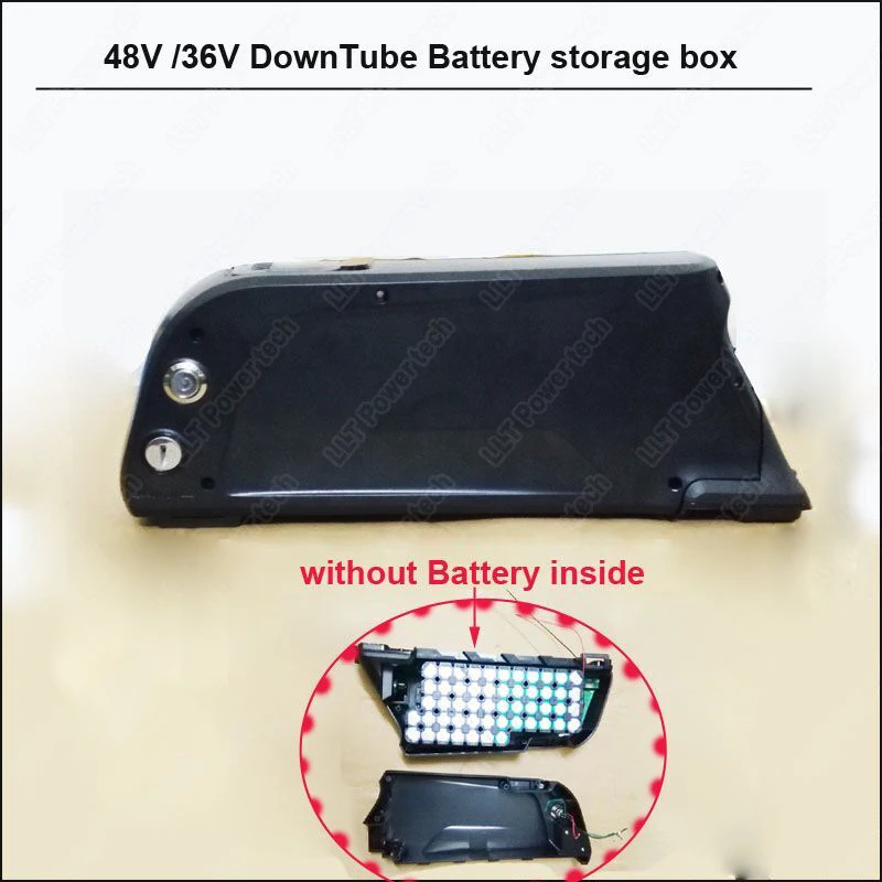 High quality down tube ABS battery case 48V or 36V Black e-bike or electric bicycle battery plastic box and with 18650 holder
High quality down tube ABS battery case 48V or 36V Black e-bike or electric bicycle battery plastic box and with 18650 holder