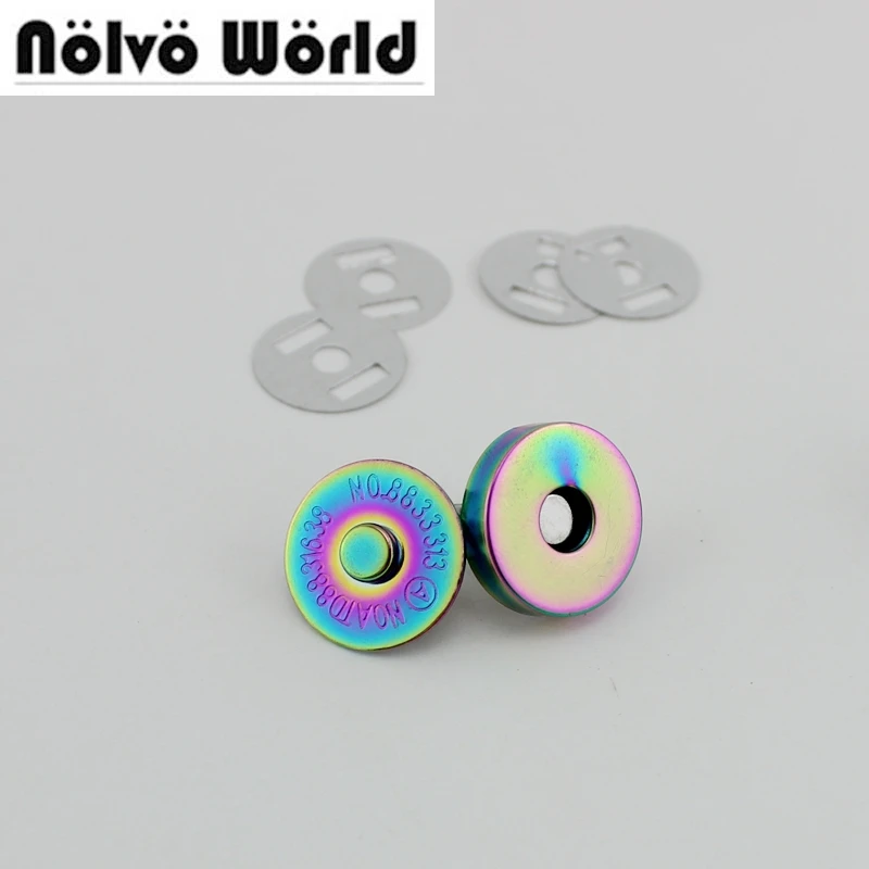 10sets 50sets 18*4.3mm Iridescent Rainbow dish shape magnetic snap button clasp fastener for handbag purse wallet sewing
10sets 50sets 18*4.3mm Iridescent Rainbow dish shape magnetic snap button clasp fastener for handbag purse wallet sewing
