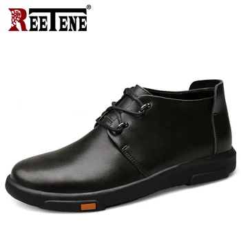 REETENE 2019 Fashion Men'S Shoes Leather Business Casual Men Boots Winter Low-Cut Warm Men'S Boots Plus Size Men'S Ankle Boots
REETENE 2019 Fashion Men'S Shoes Leather Business Casual Men Boots Winter Low-Cut Warm Men'S Boots Plus Size Men'S Ankle Boots